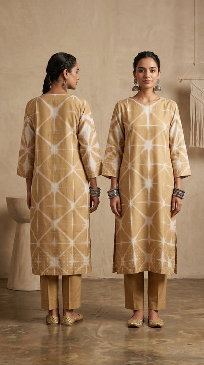 Semi Stitched Cotton lawn kurta