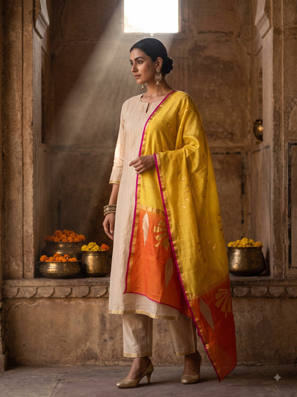 Formal Chanderi  Dupatta