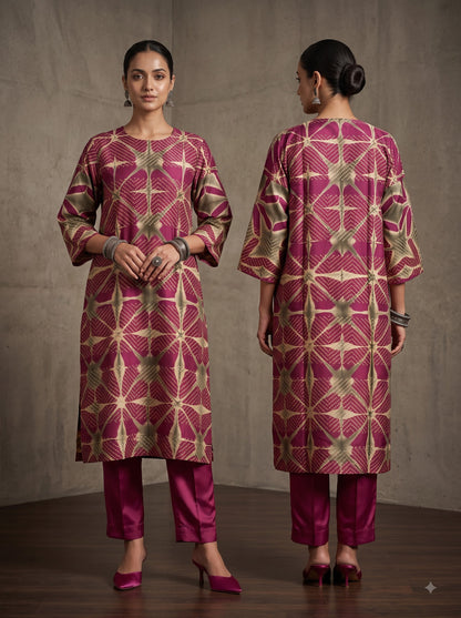 Semi Stitched Casual kurta