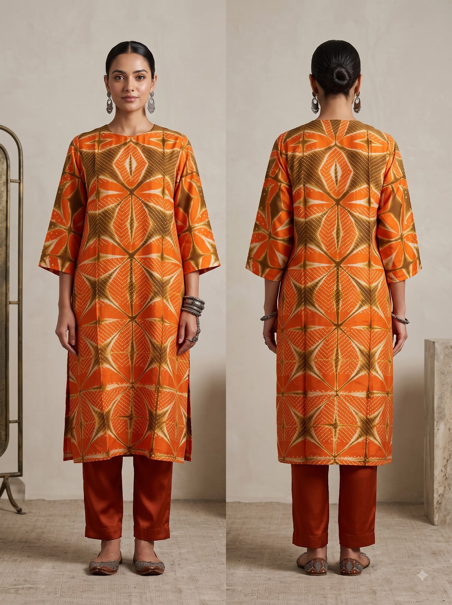 Semi Stitched Casual kurta