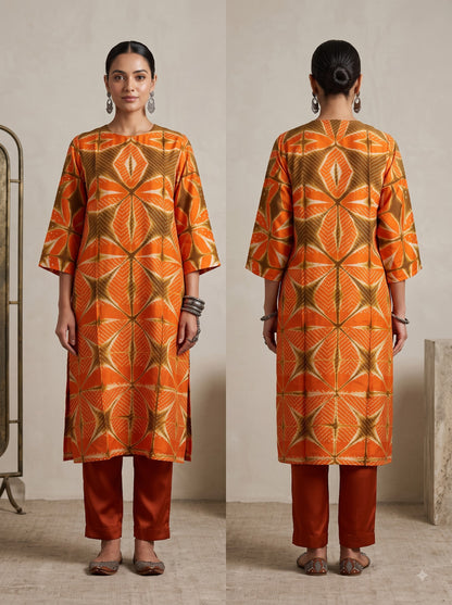 Semi Stitched Casual kurta