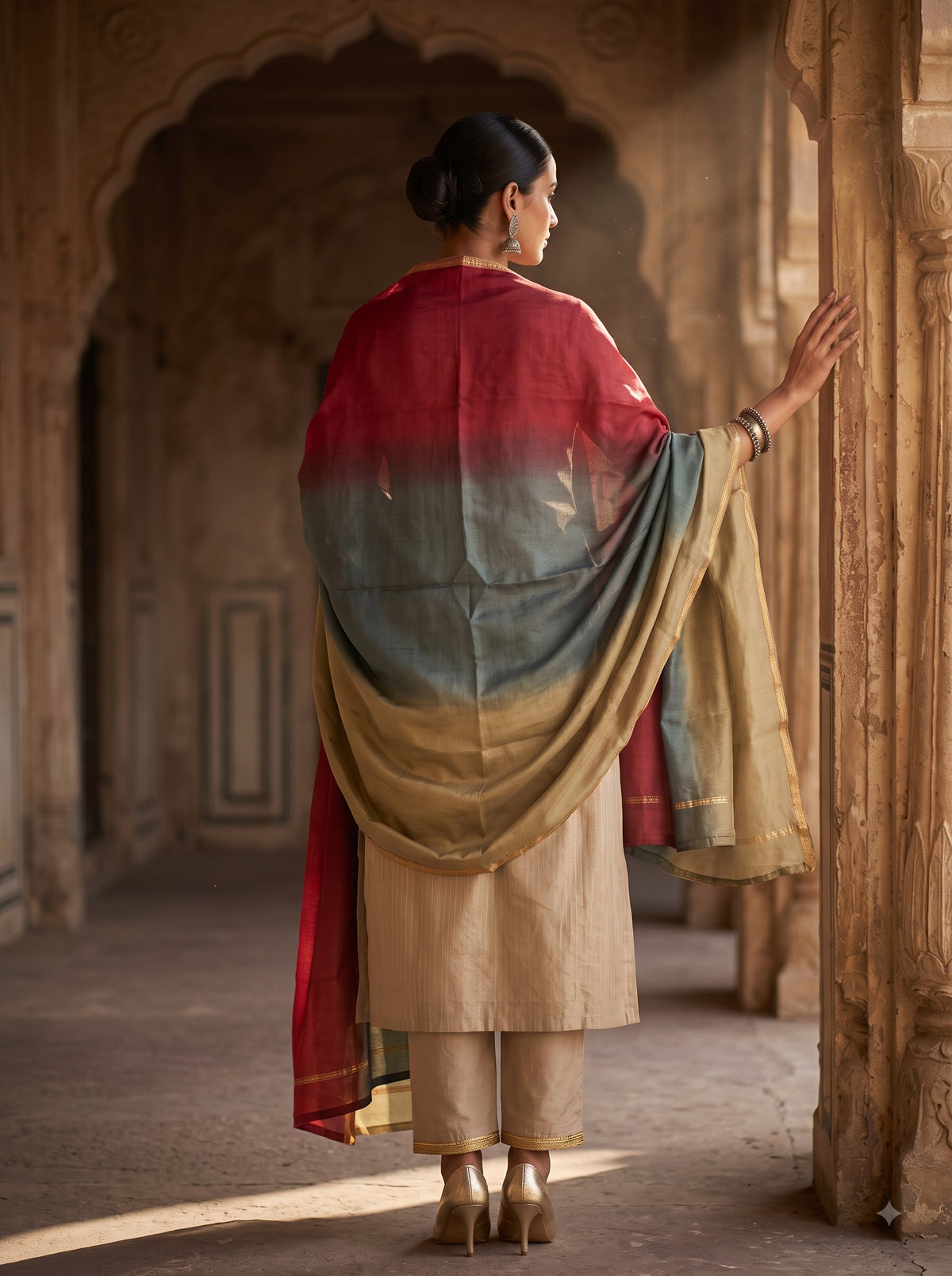 Formal Chanderi  Dupatta