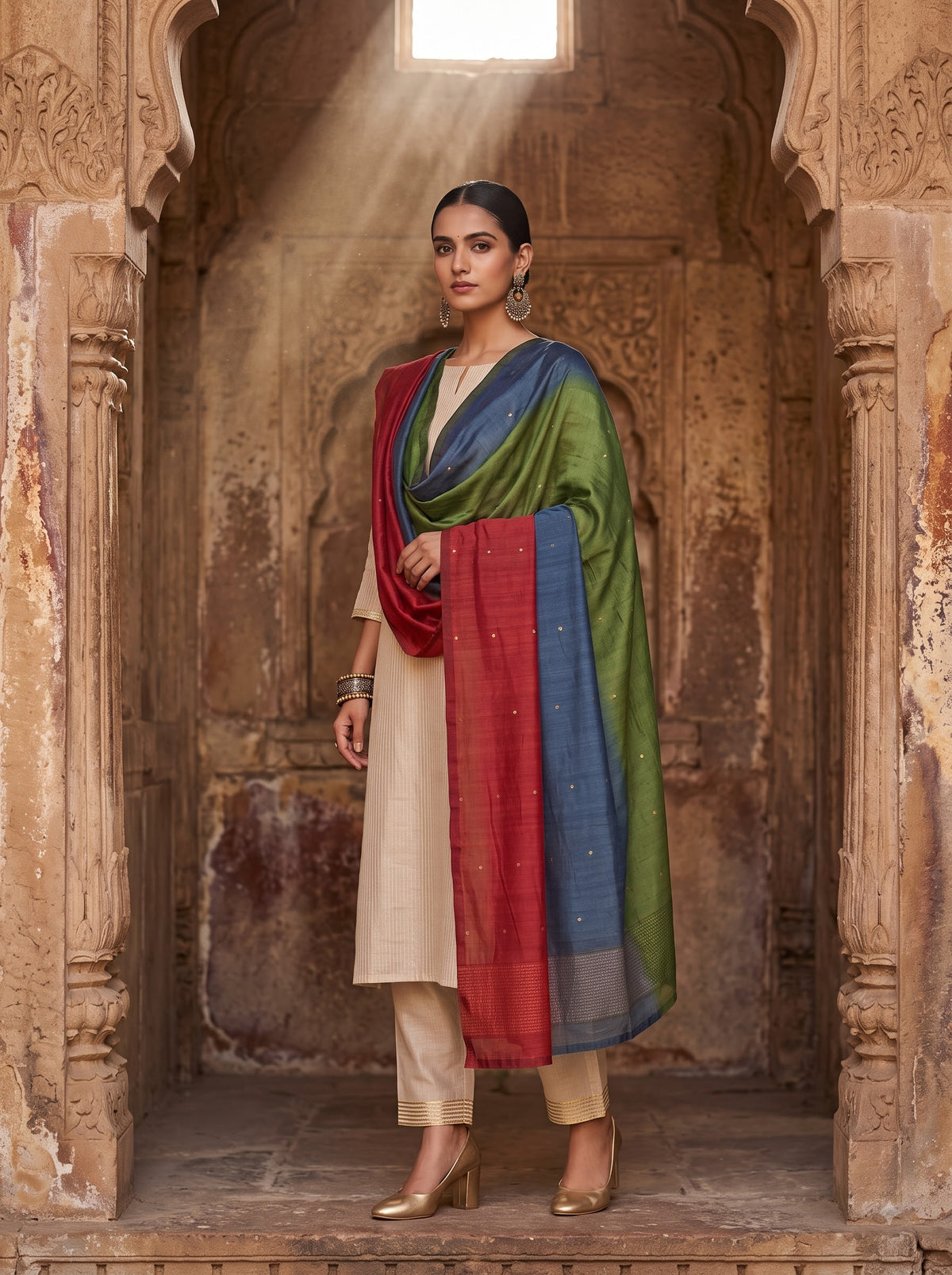 Formal Chanderi  Dupatta