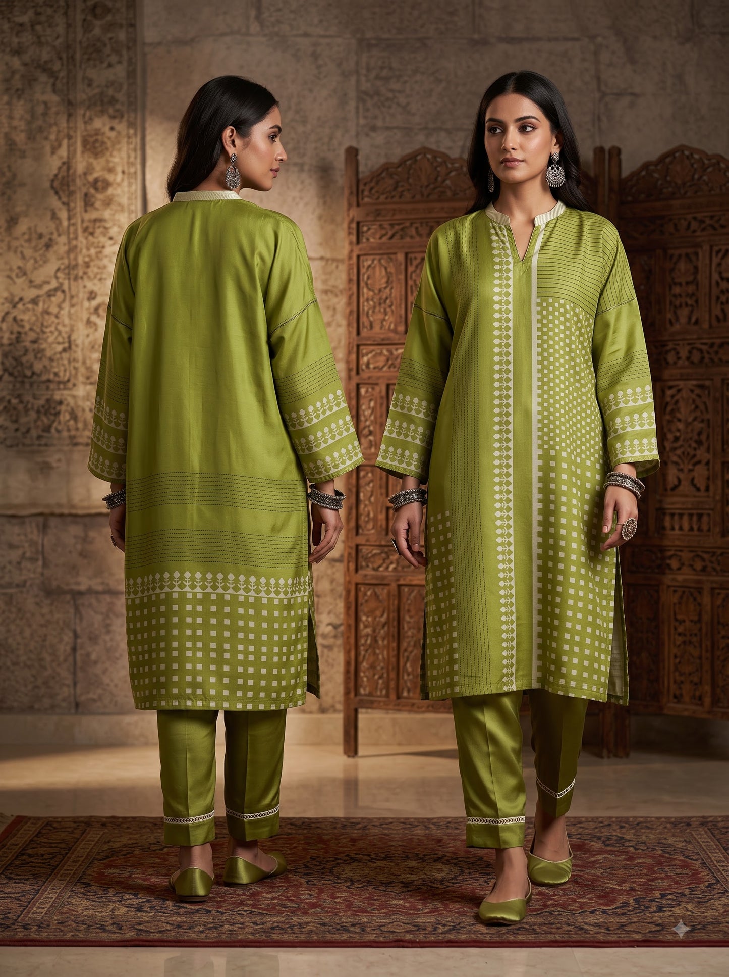 Semi Stitched Casual kurta