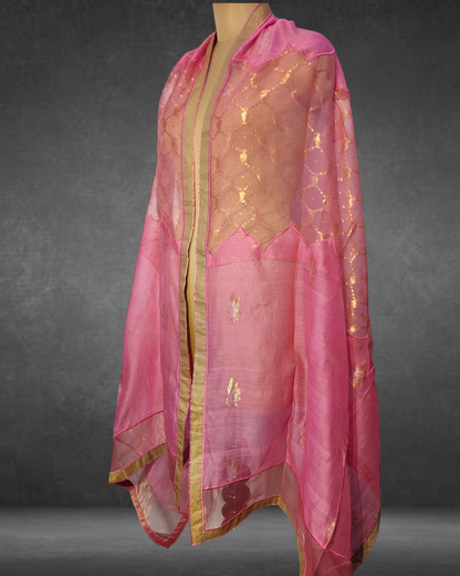 Pure Silk  Dupatta (VKSDNOV11DUP69) - VISHAL KAPUR