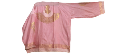 Semi Stitched Chanderi Zariwoven Short Tunic