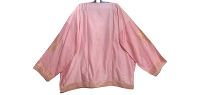 Semi Stitched Chanderi Zariwoven Short Tunic