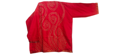 Semi Stitched silk cutwork applique Short Tunic
