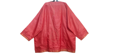 Semi Stitched silk cutwork applique Short Tunic