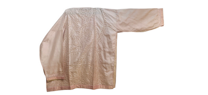 Semi Stitched silk cutwork applique Short Tunic