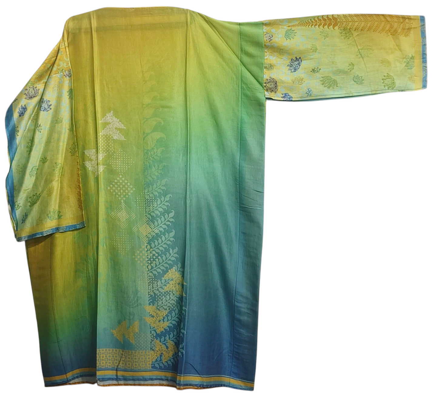 Semi Stitched Chanderi Casual Suitset