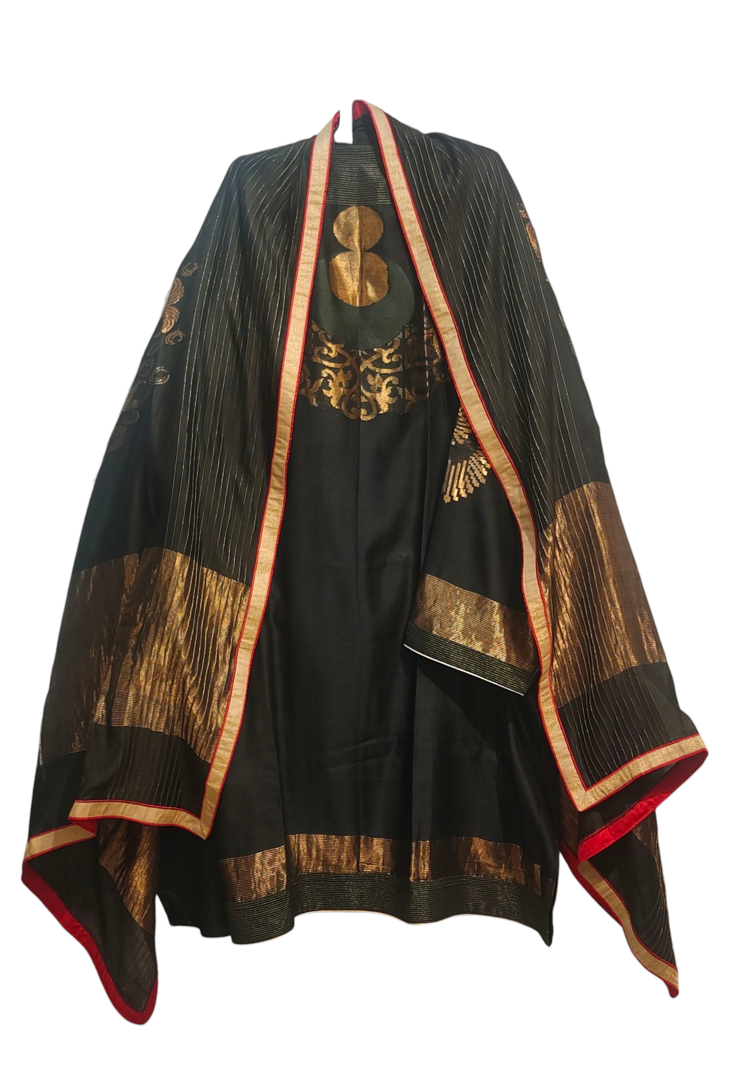 Semi Stitched Formal chanderi Suitset