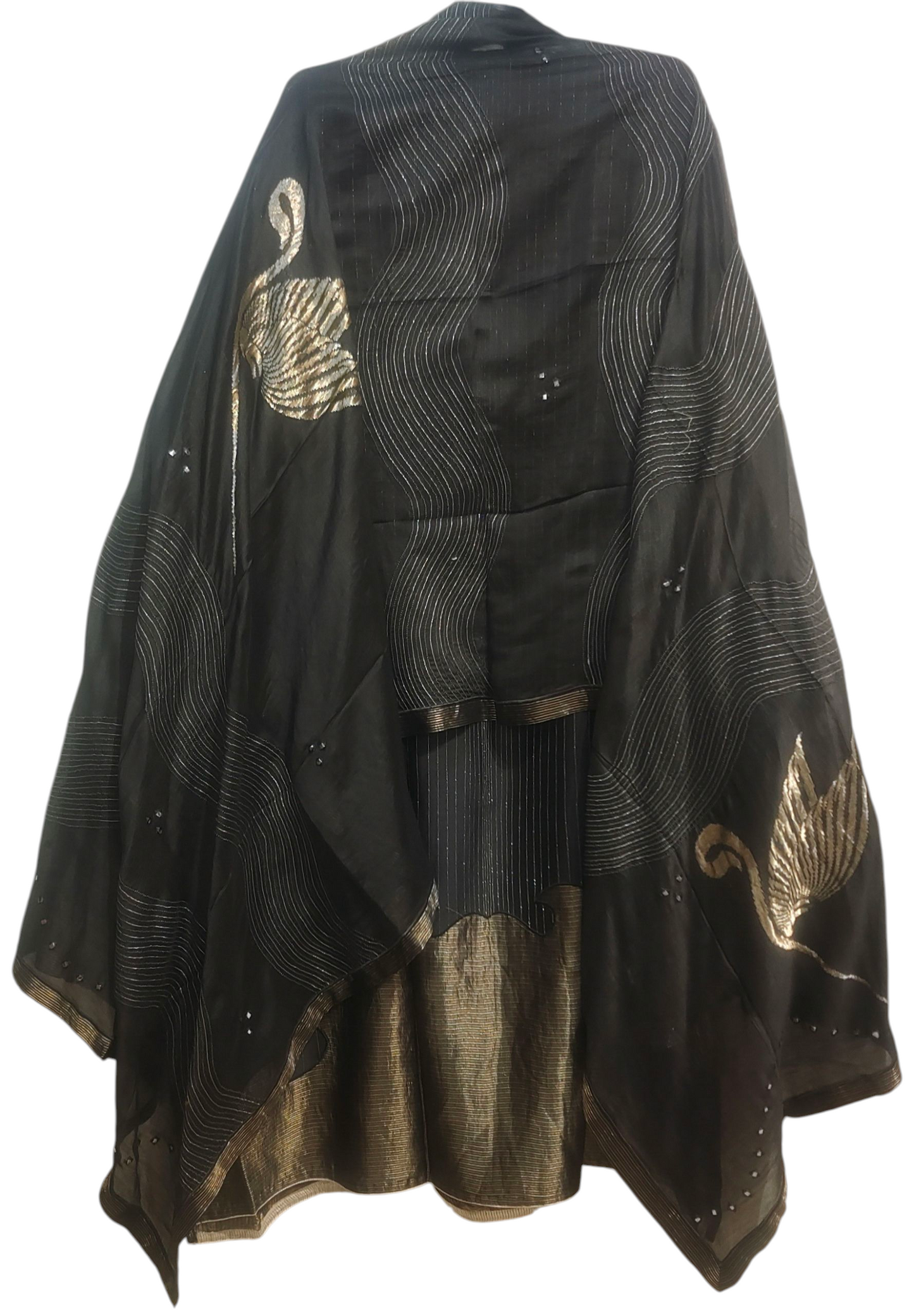 Semi Stitched Formal chanderi Suitset