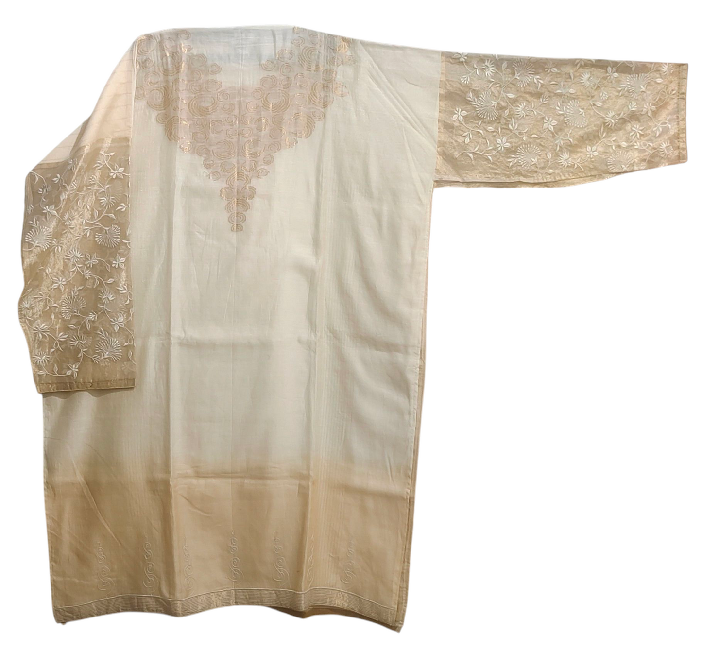 Semi Stitched Formal chanderi Suitset