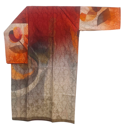 Semi Stitched Chanderi Casual Suitset