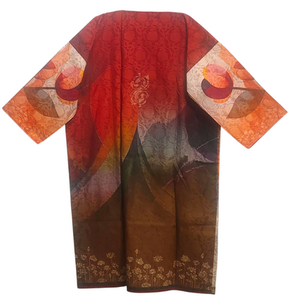 Semi Stitched Chanderi Casual Suitset