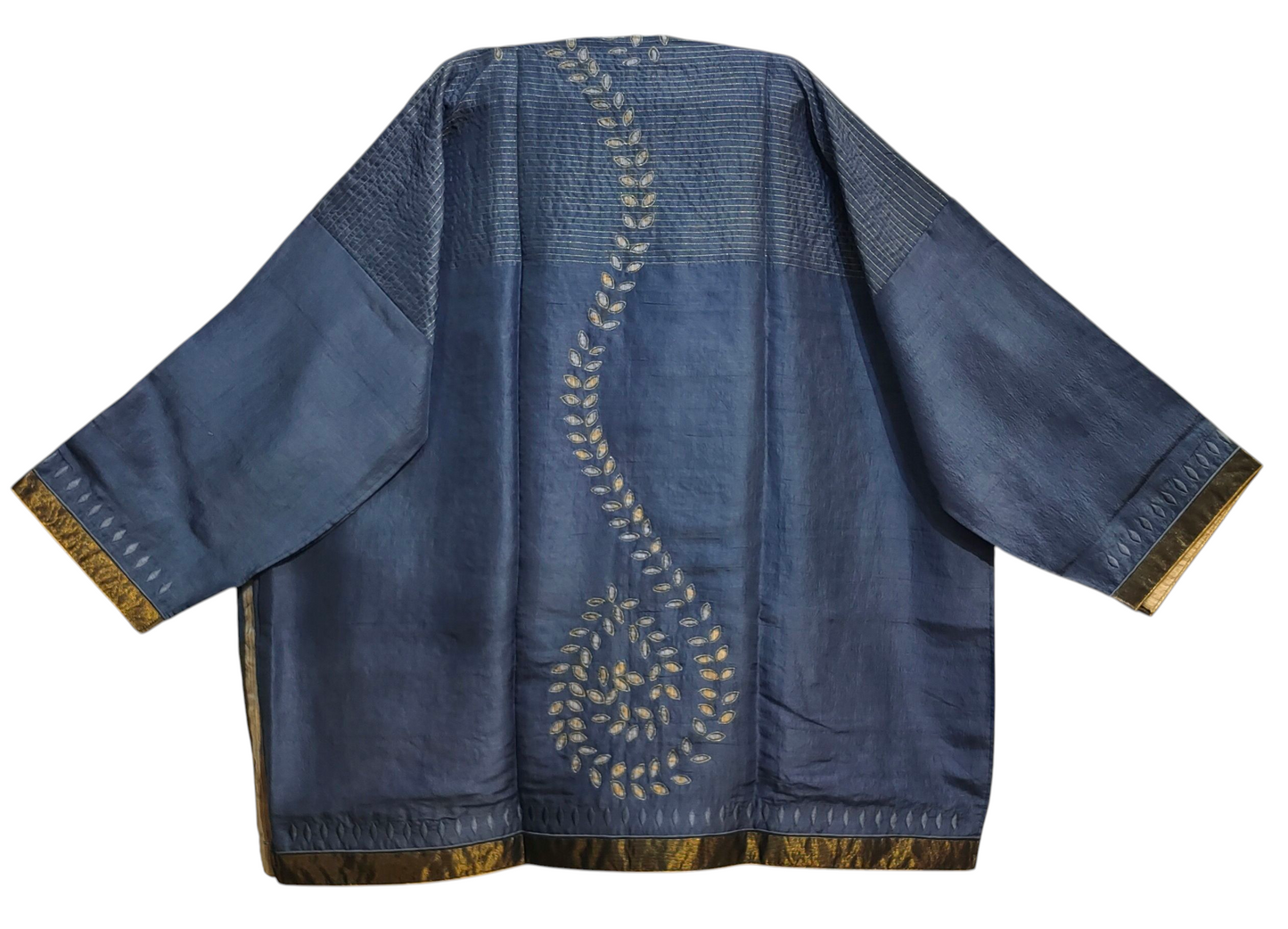 Semi Stitched silk cutwork applique Short Tunic