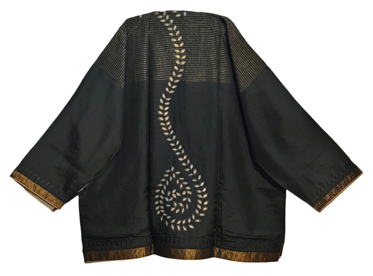 Semi Stitched silk cutwork applique Short Tunic