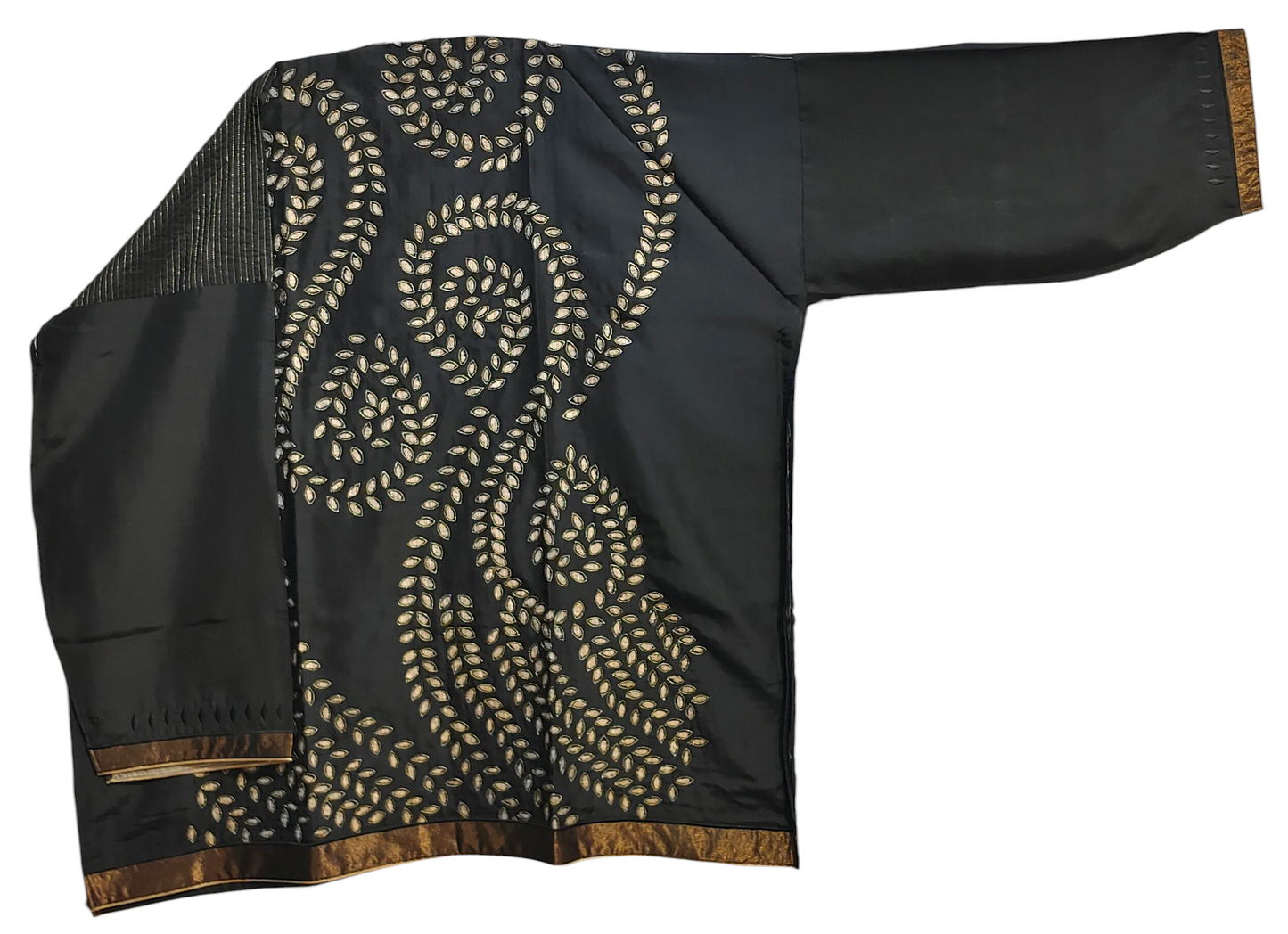 Semi Stitched silk cutwork applique Short Tunic