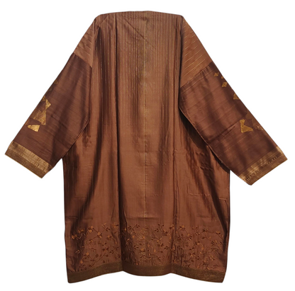 Semi Stitched Formal chanderi Suitset