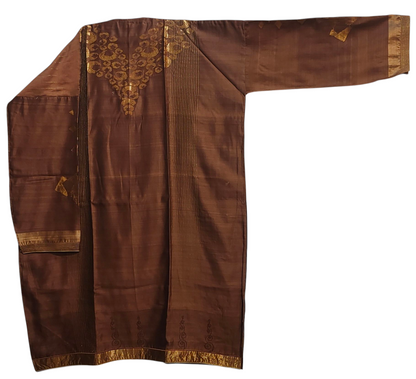 Semi Stitched Formal chanderi Suitset