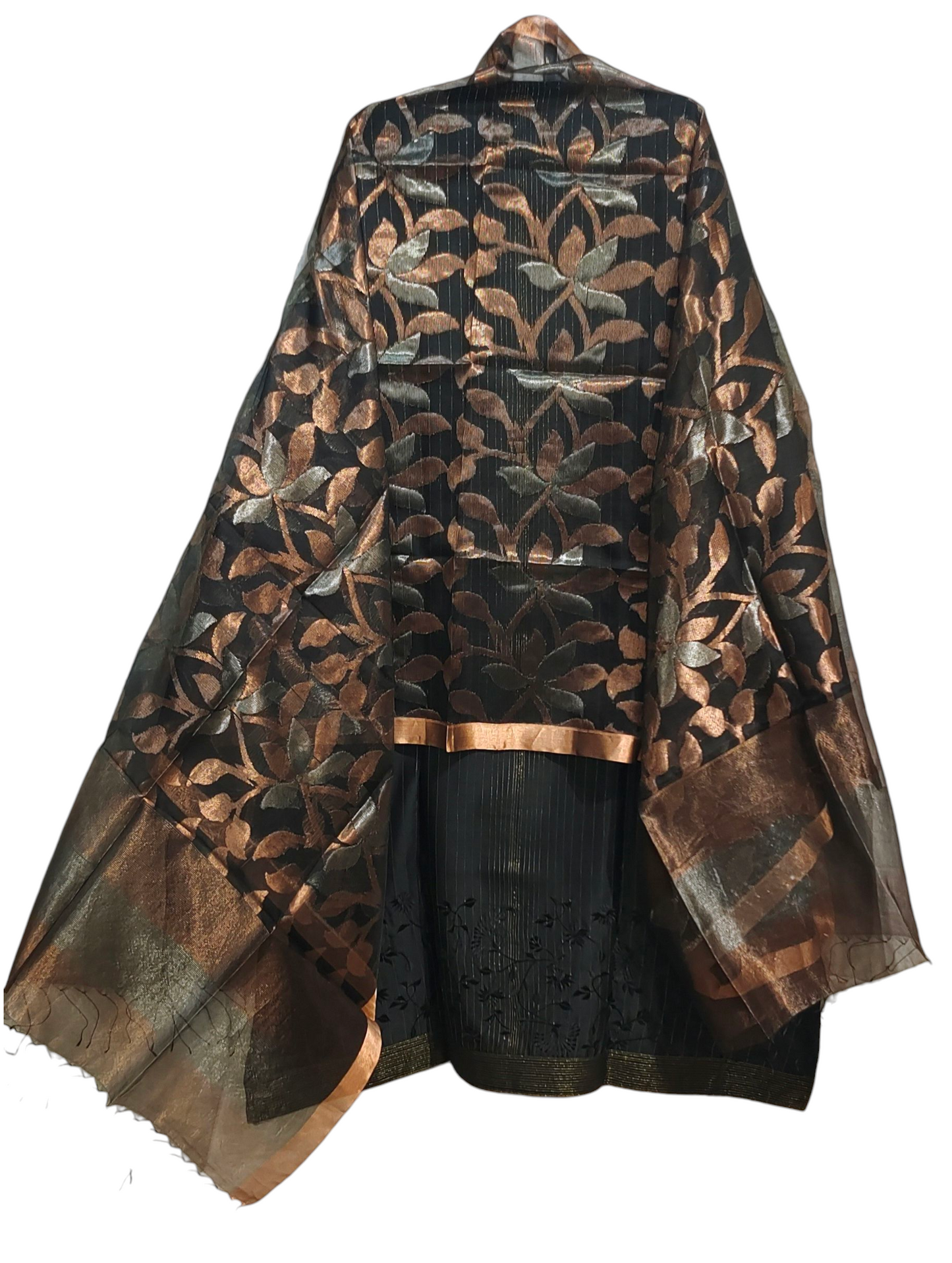 Semi Stitched Formal chanderi Suitset