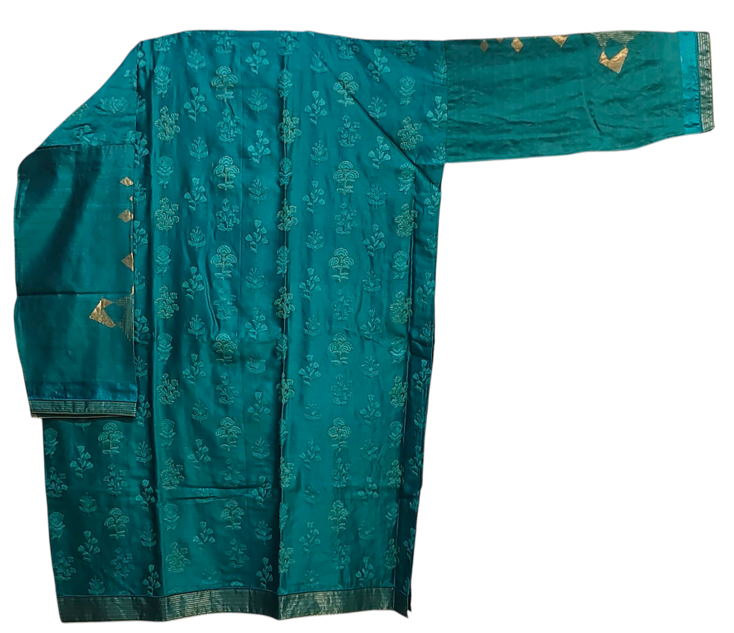 Semi Stitched Formal chanderi Suitset