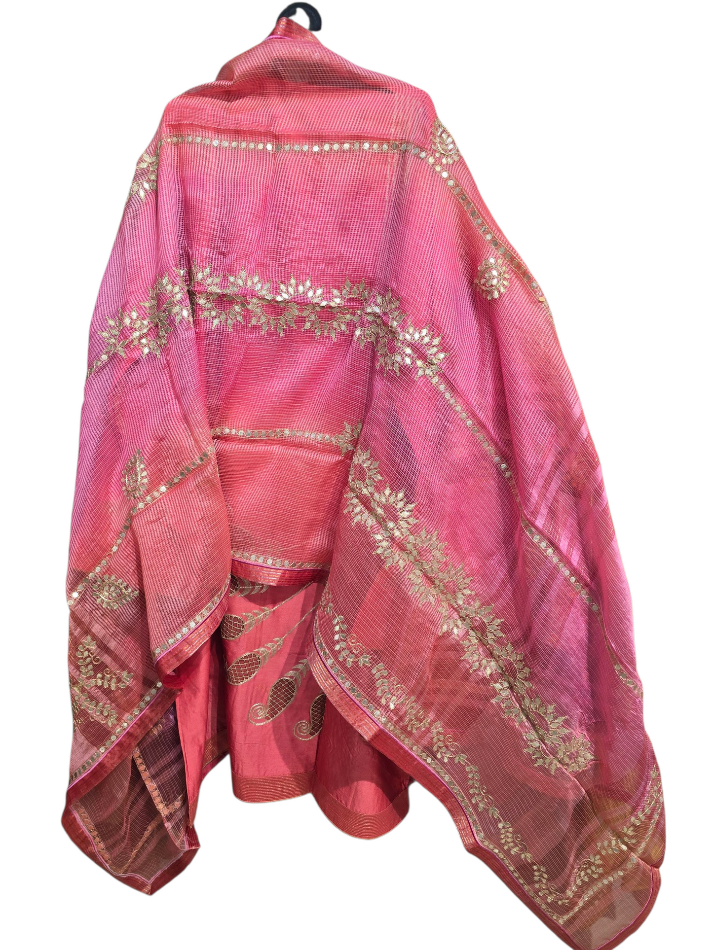 Semi Stitched Formal Chanderi Suitset