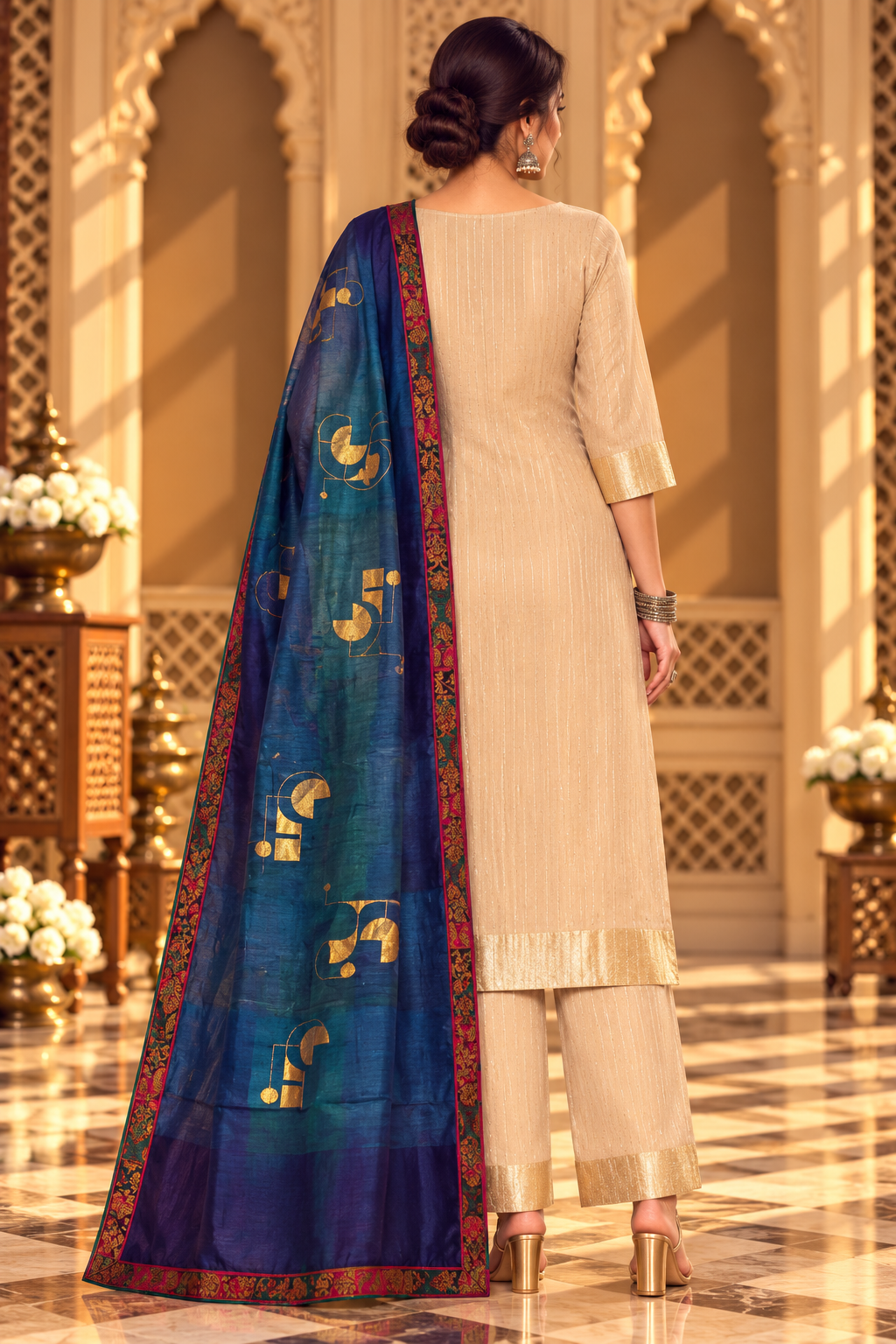 Formal Chanderi  Dupatta
