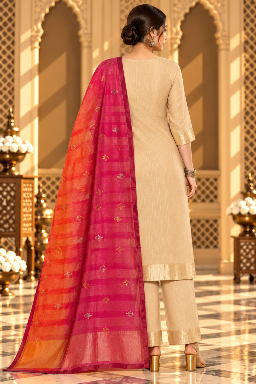 Formal Chanderi  Dupatta