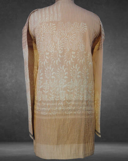 Semistitched Chanderi  Blockprinted Tunic VISHAL KAPUR STUDIO