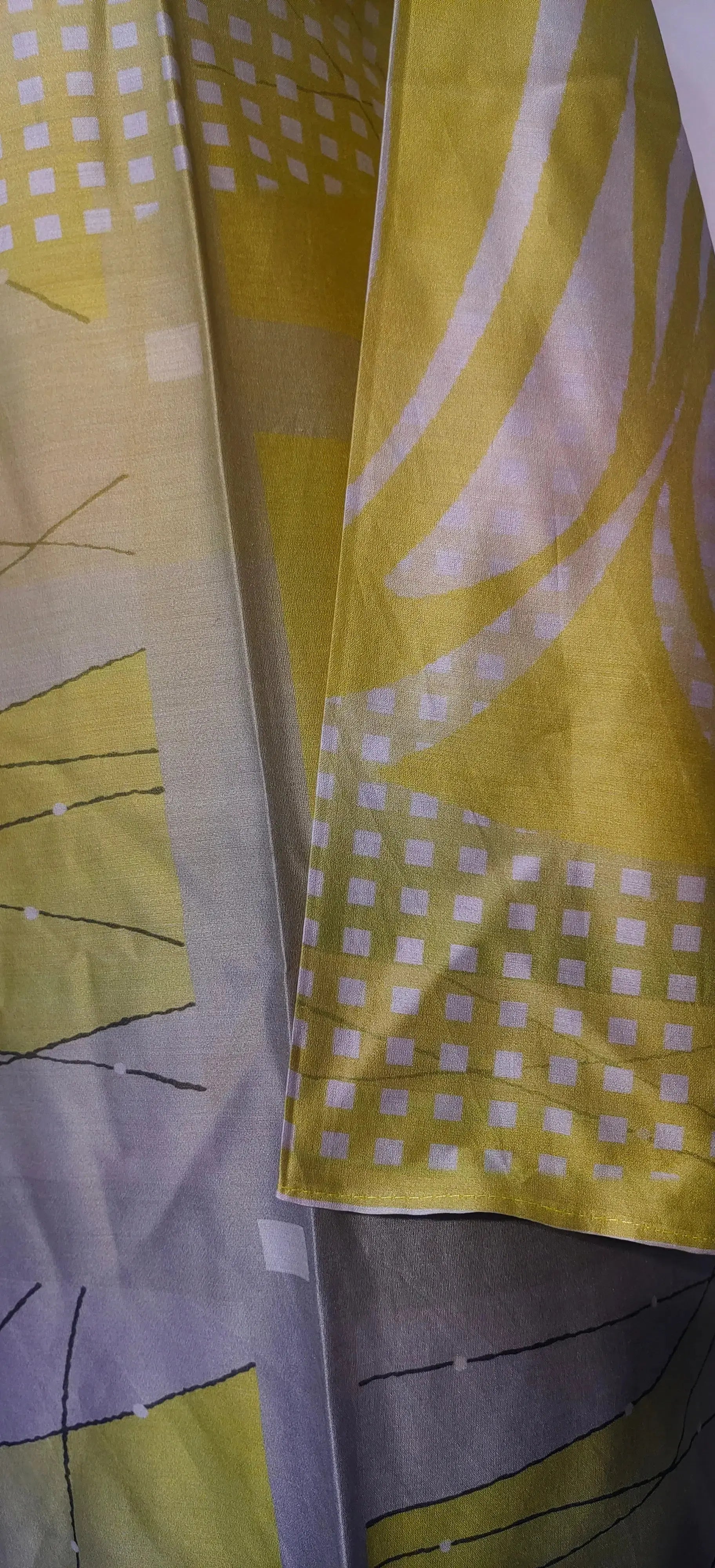 Semistitched Cotton Digital Printed Kurta VISHAL KAPUR STUDIO