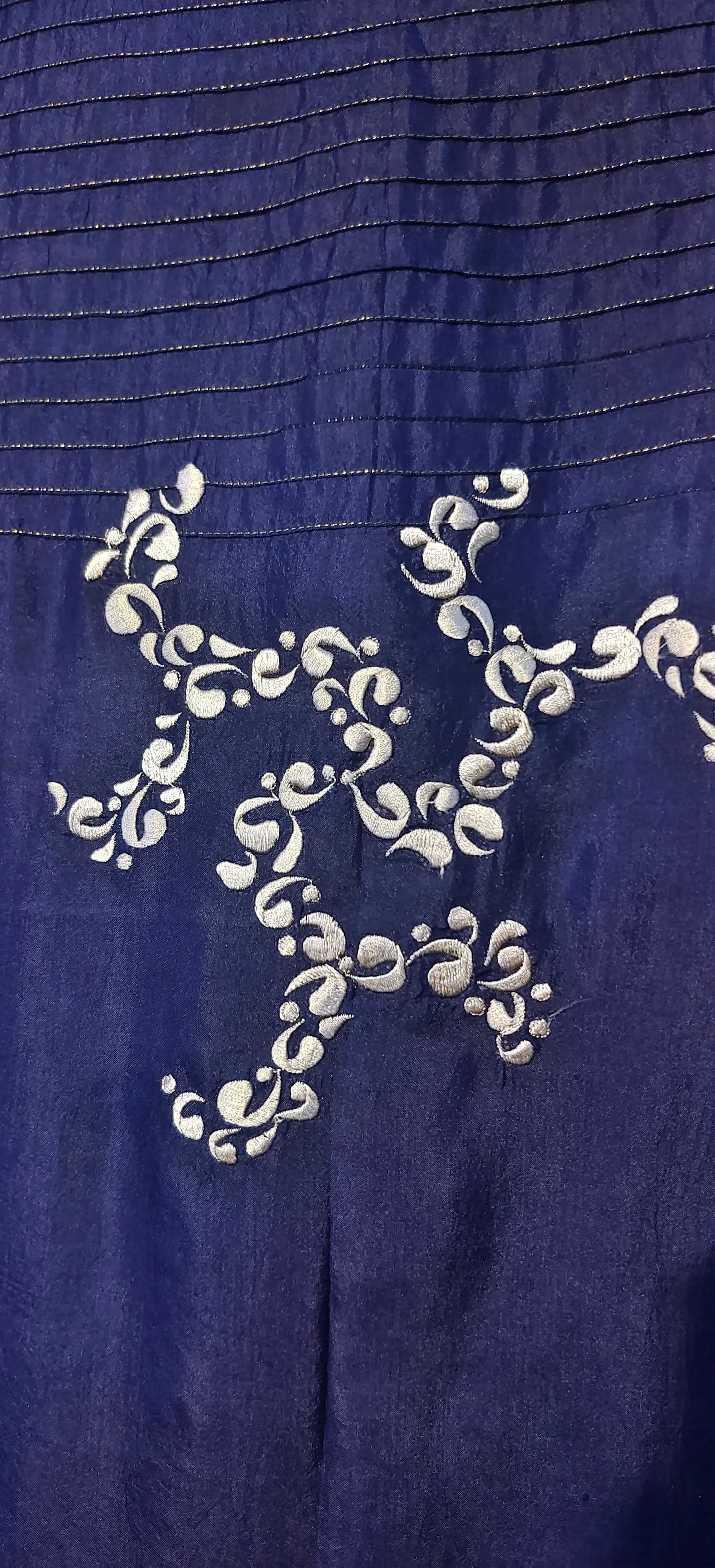 Semistitched Chanderi Zari Woven Kurta VISHAL KAPUR STUDIO