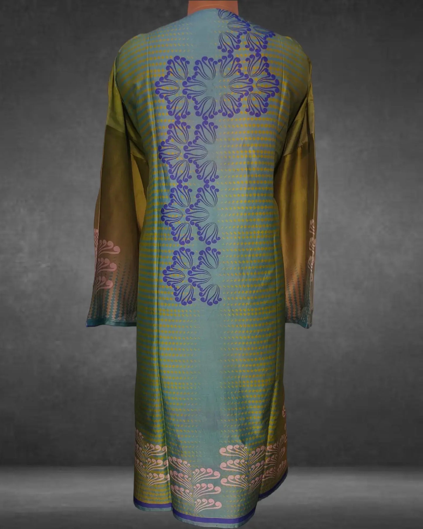 Semistitched Cotton Digital Printed Kurta