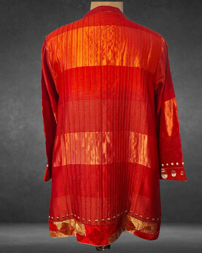 Stitched Short Tunic (VKST01MAY340) - VISHAL KAPUR