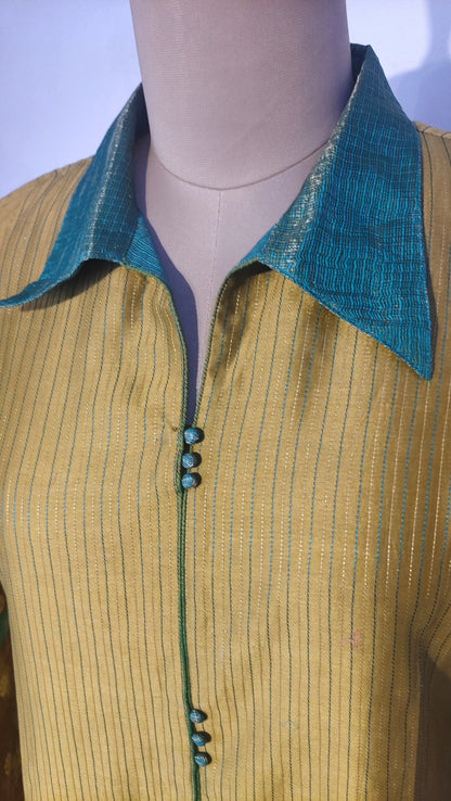 Stitched Short Tunic (VKST01MAY350) - VISHAL KAPUR