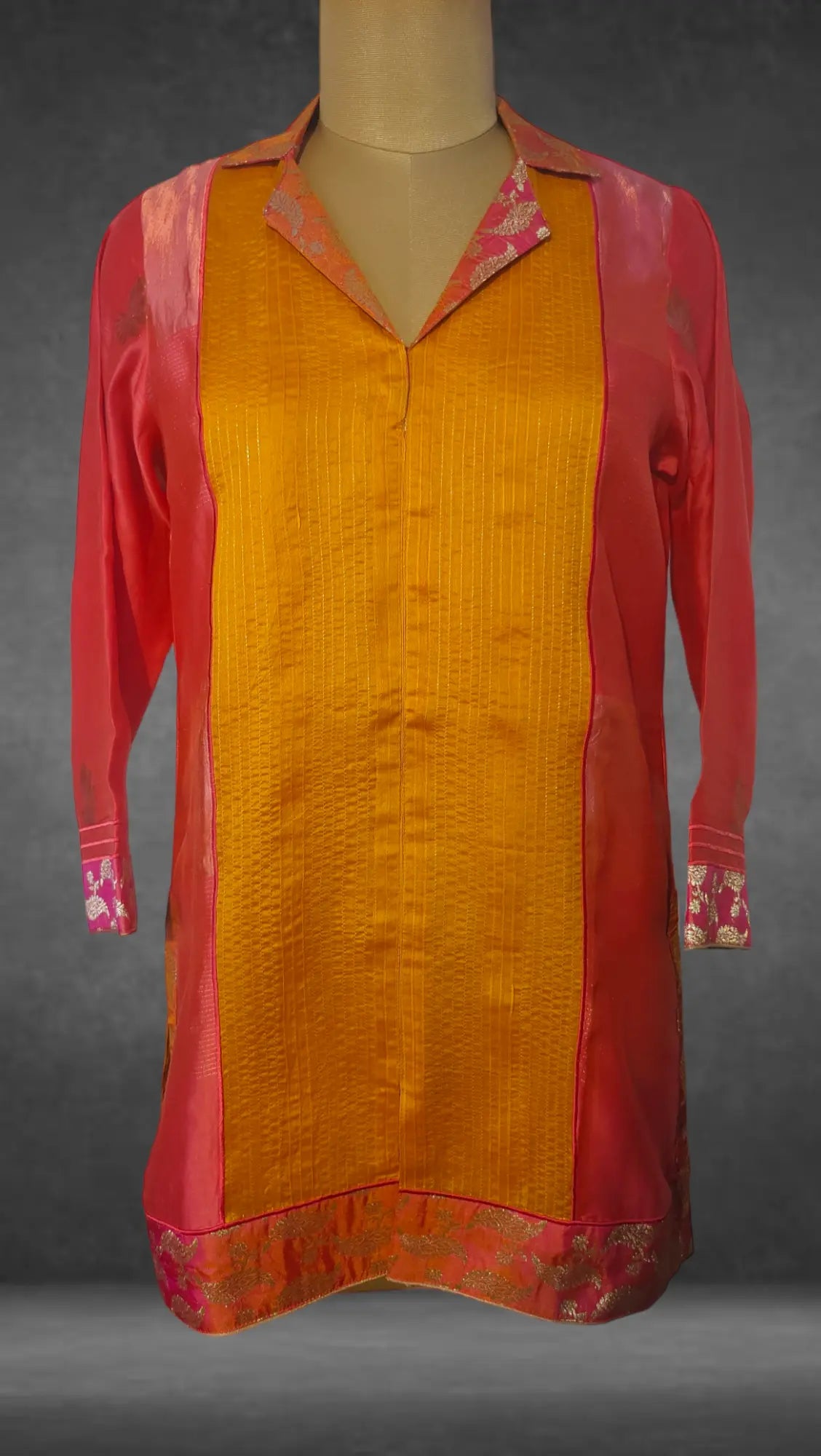 Stitched Short Tunic (VKST01MAY351) - VISHAL KAPUR