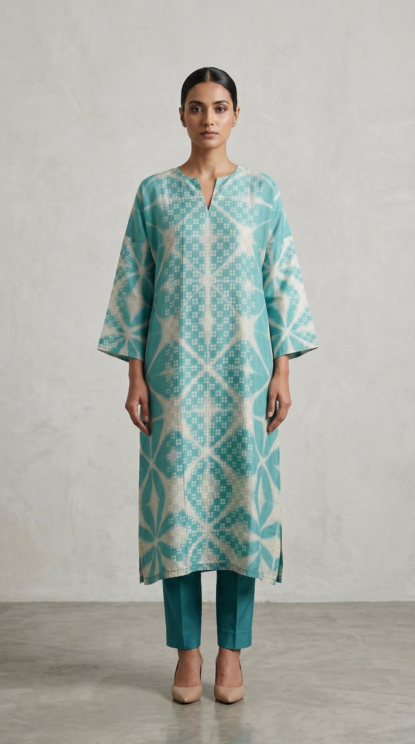 Semi Stitched Cotton lawn kurta