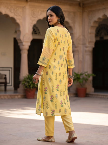 Semi Stitched Chanderi Casual kurta