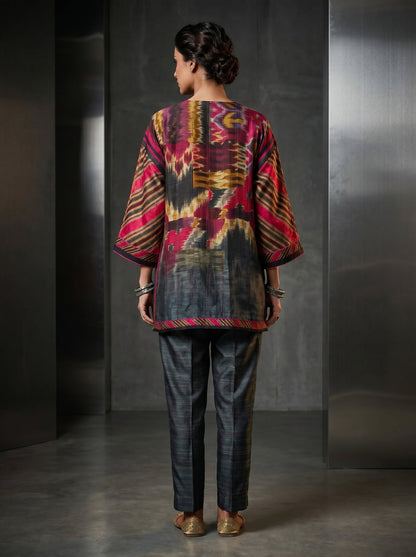Semi Stitched linen kota Short Tunic