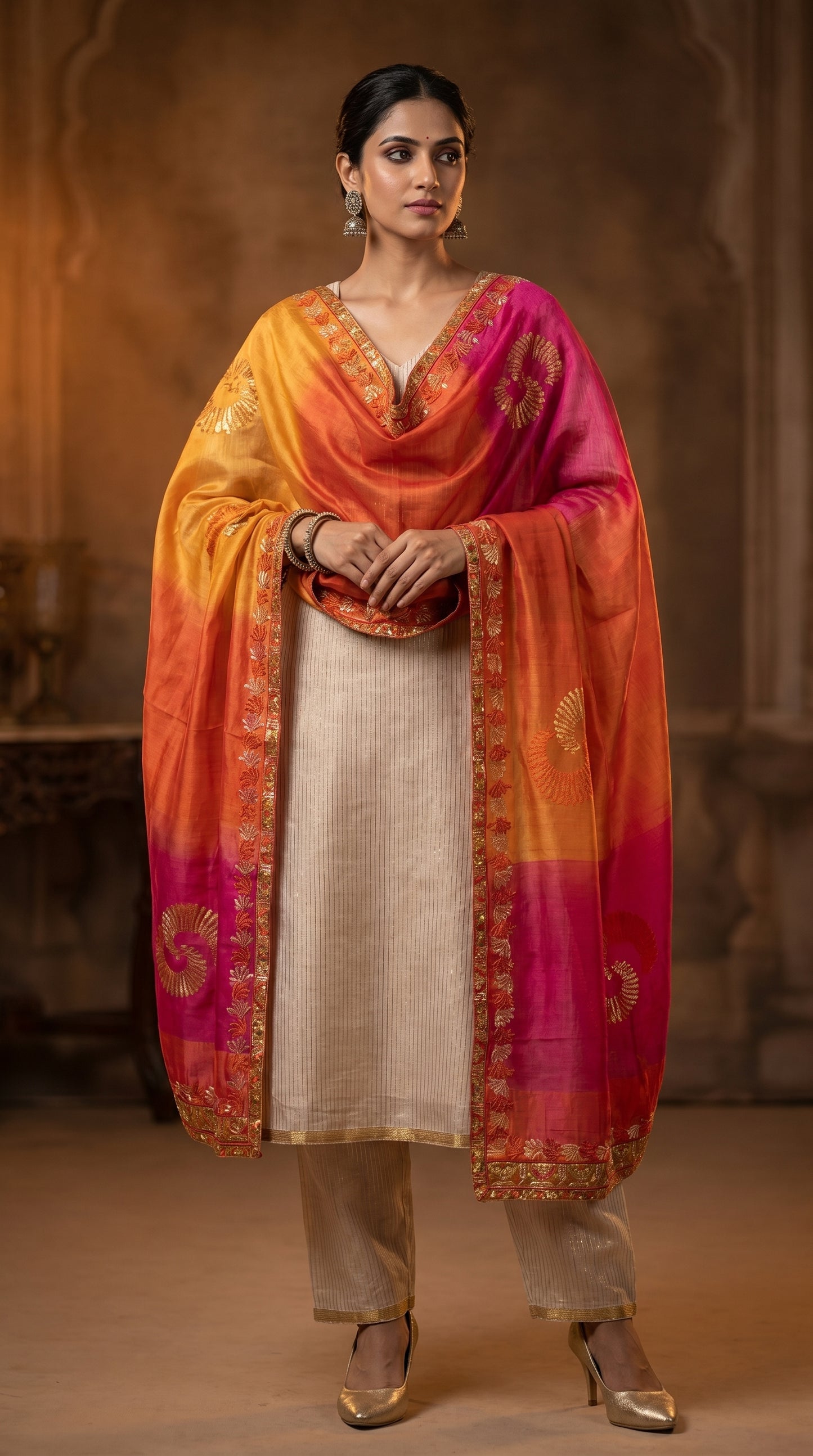 Formal Chanderi Dupatta
