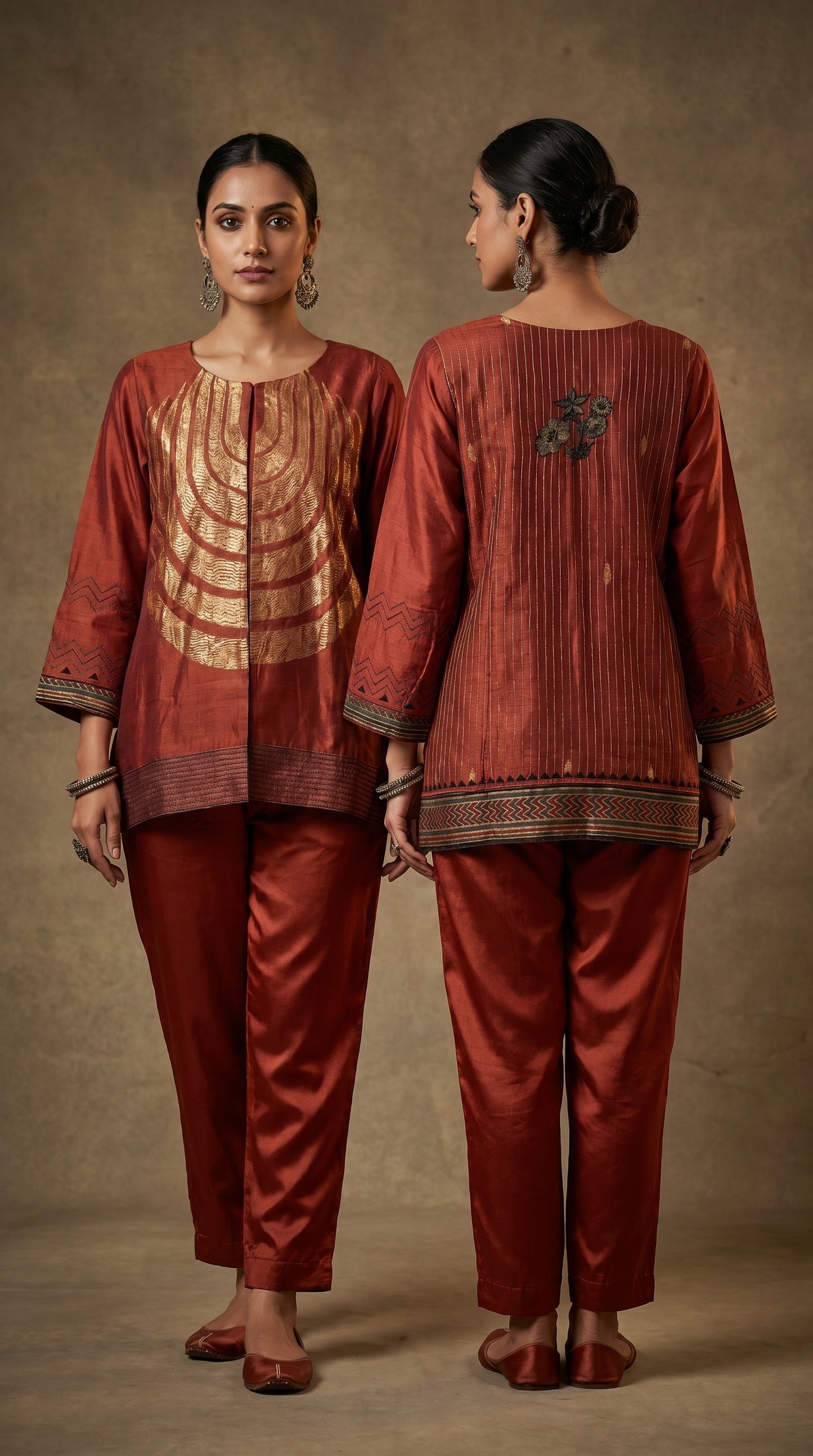 Stitched Chanderi Formal Jacket