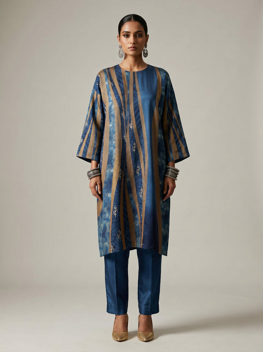 Semi Stitched Cotton Smart Casual kurta