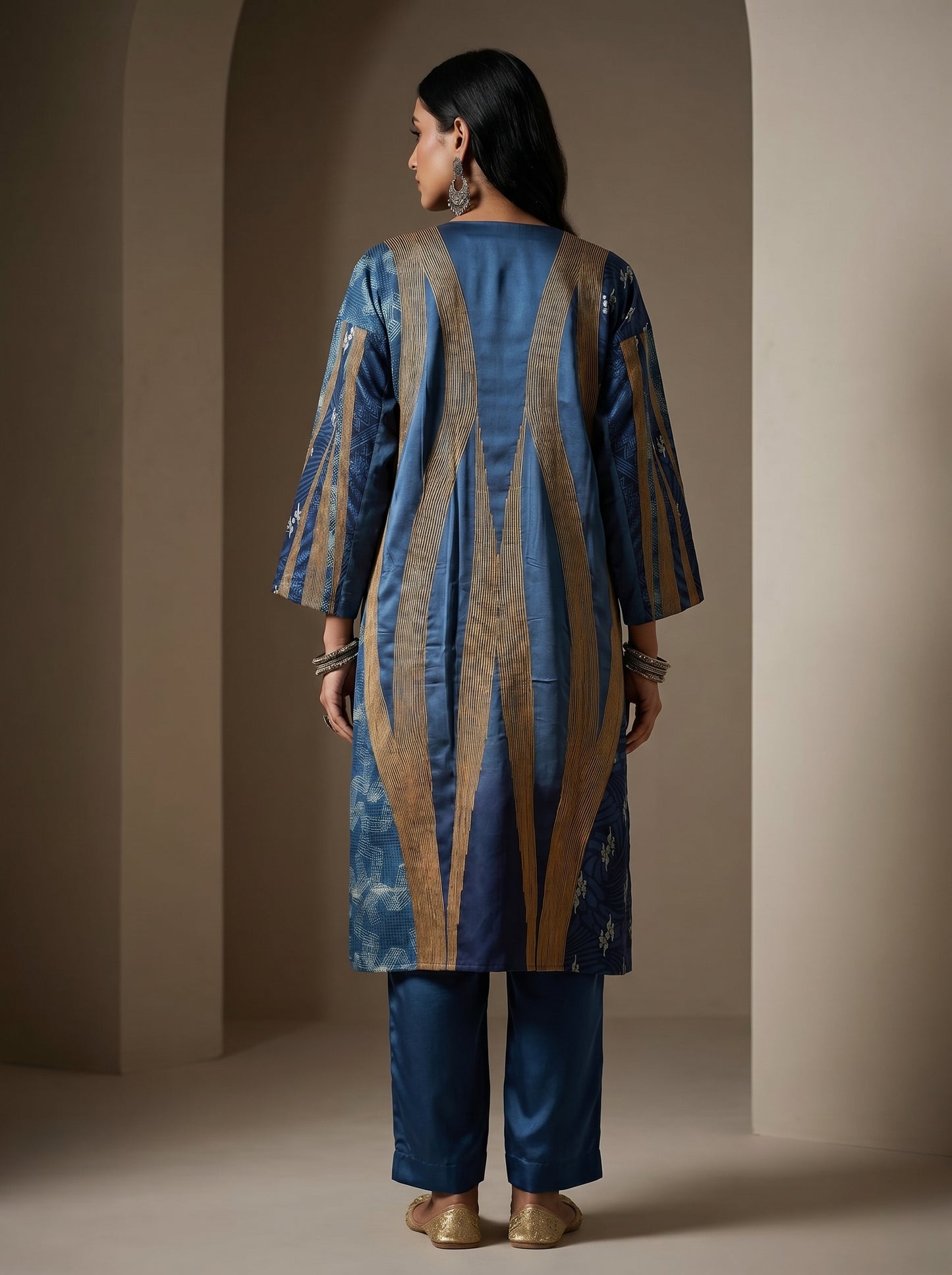 Semi Stitched Cotton Smart Casual kurta