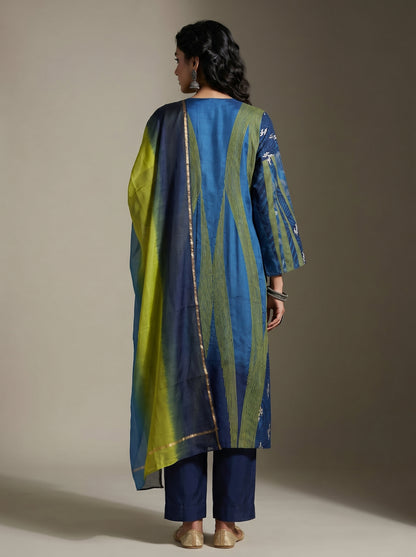 Semi Stitched Cotton Casual Suitset