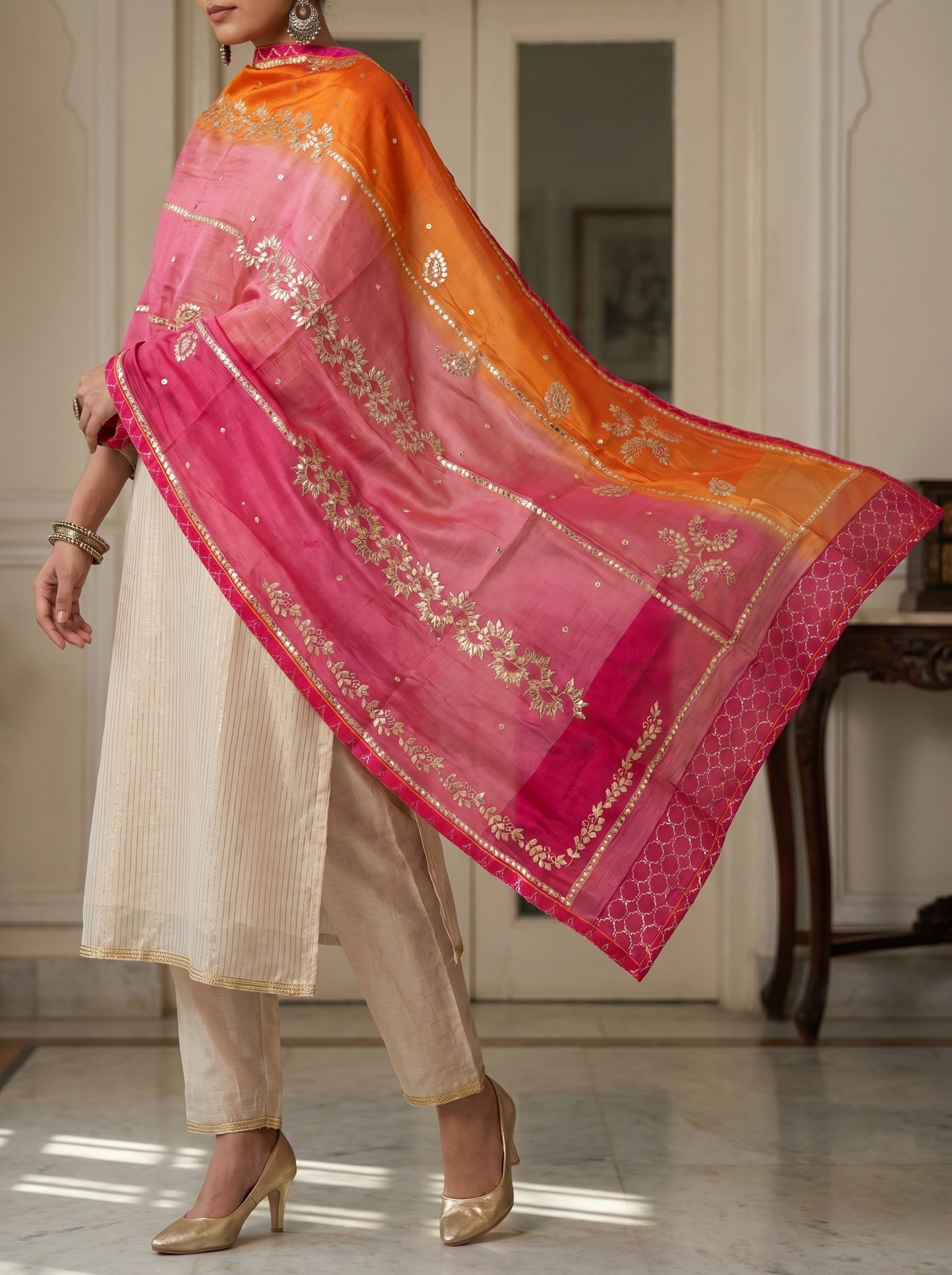Formal Chanderi Stole Dupatta