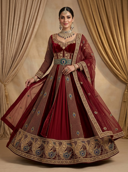 Embroidery Formal Anarkali Set