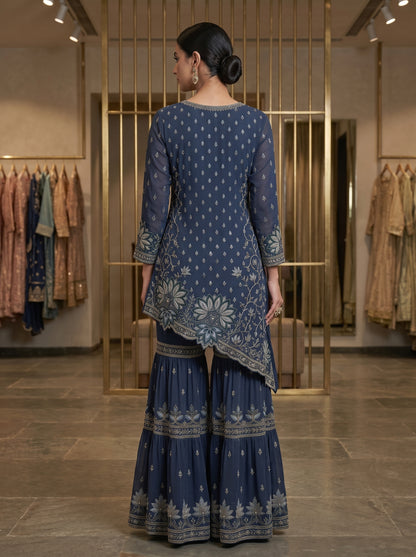 Semi Stitched Chanderi Casual kurta