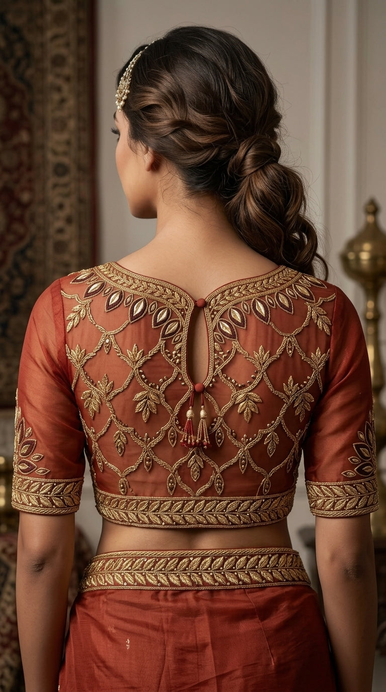 Formal Pure Silk embroidered Saree