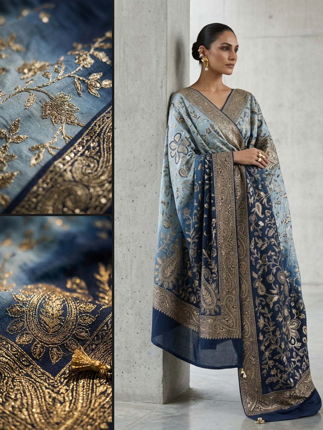 Formal Made to Order Embroidered Dupatta